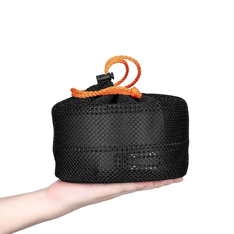 
Wholesale Camping Cookware Mess Kit Pots Pan Camping Aluminum Cookware 