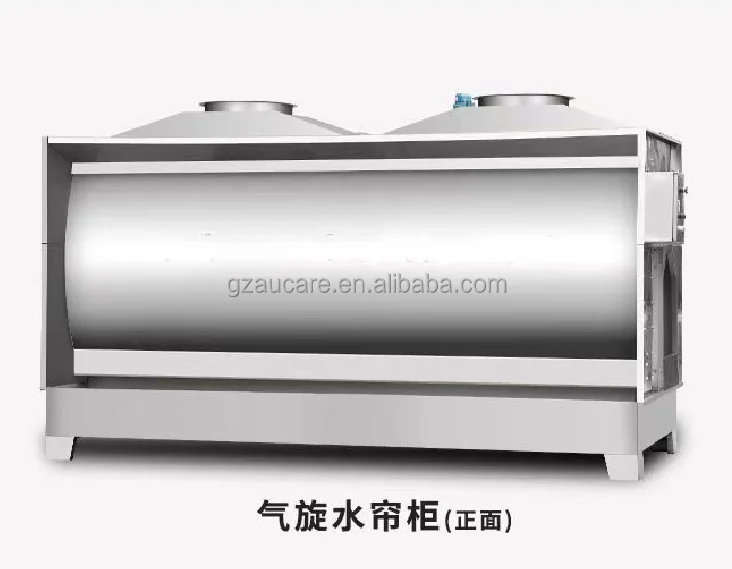 Подгонянный циклонный водяная завеса для стенда прозрачное палатка спрей камеры окрашивания распылением под покраску отработанных газов