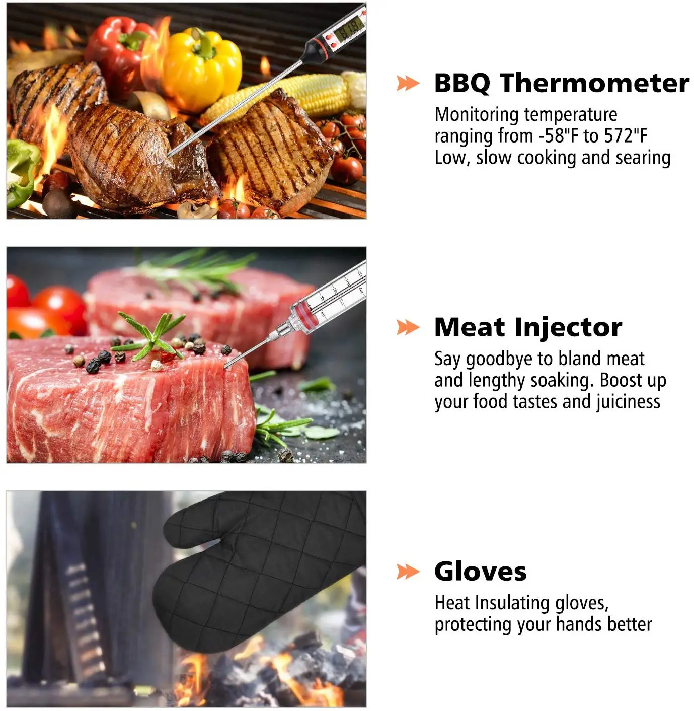32 Pieces Stainless Steel Metal BBQ Spatula Grill Tool set Barbecue Grills Accessories Utensils Tools Kit For Outdoor Camping