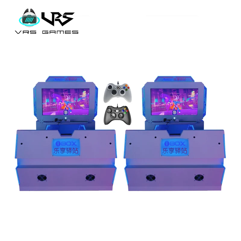 Coin Operated 2 Player PS Game Machine Equipment with Joystick Controls PC Game Console