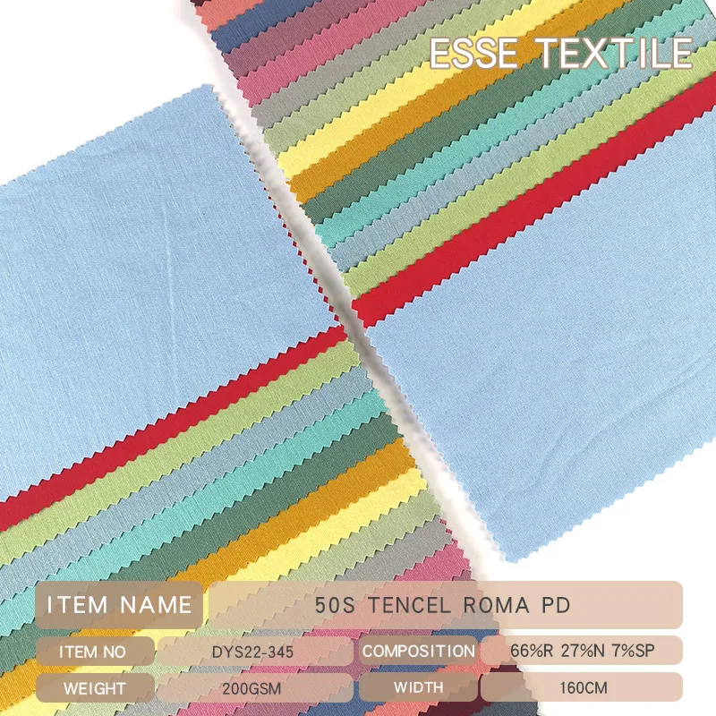 INDIA 50S TENCEL PQ ROMA Fabric for T SHIRT /POLO 220 GSM Knitted SIRO NR Ponte De ROMA Jersey Factory Manufacturer