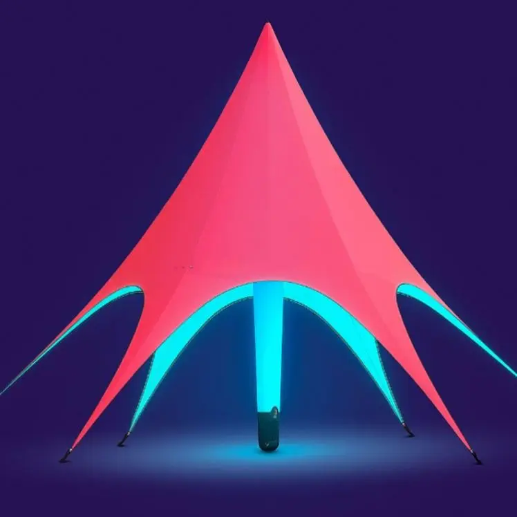 Customized Event Tent With High Quality star party promotion event white 6 meter tent