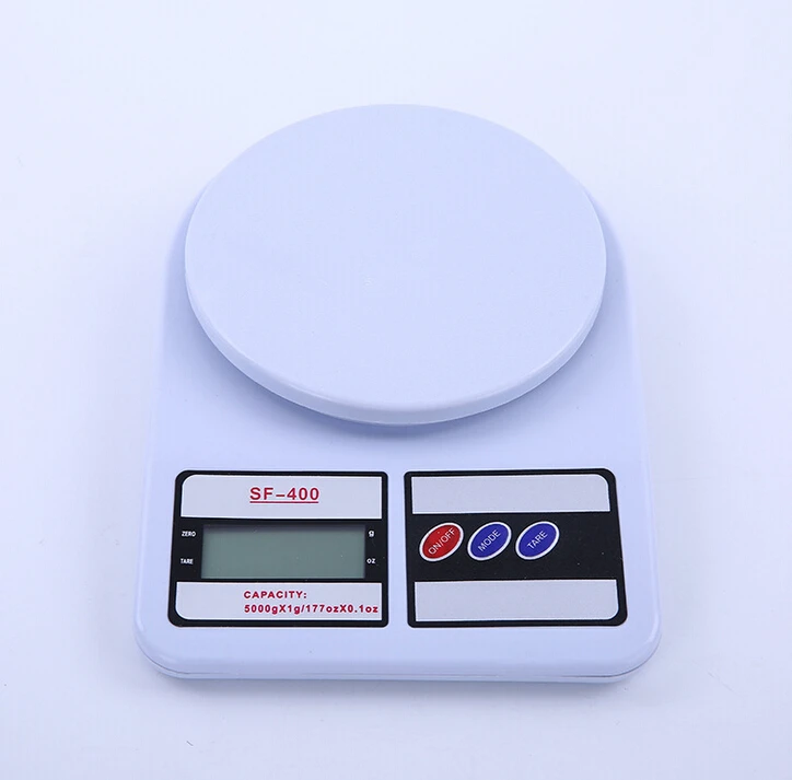 ABS plastic cheap electronic kitchen weighing scale white