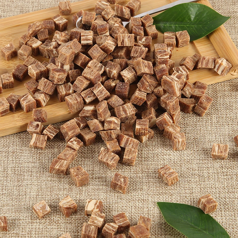 organic beef cube / chicken cube for Training digestible No Additive grain-free strengthen spleen and nourish stomach
