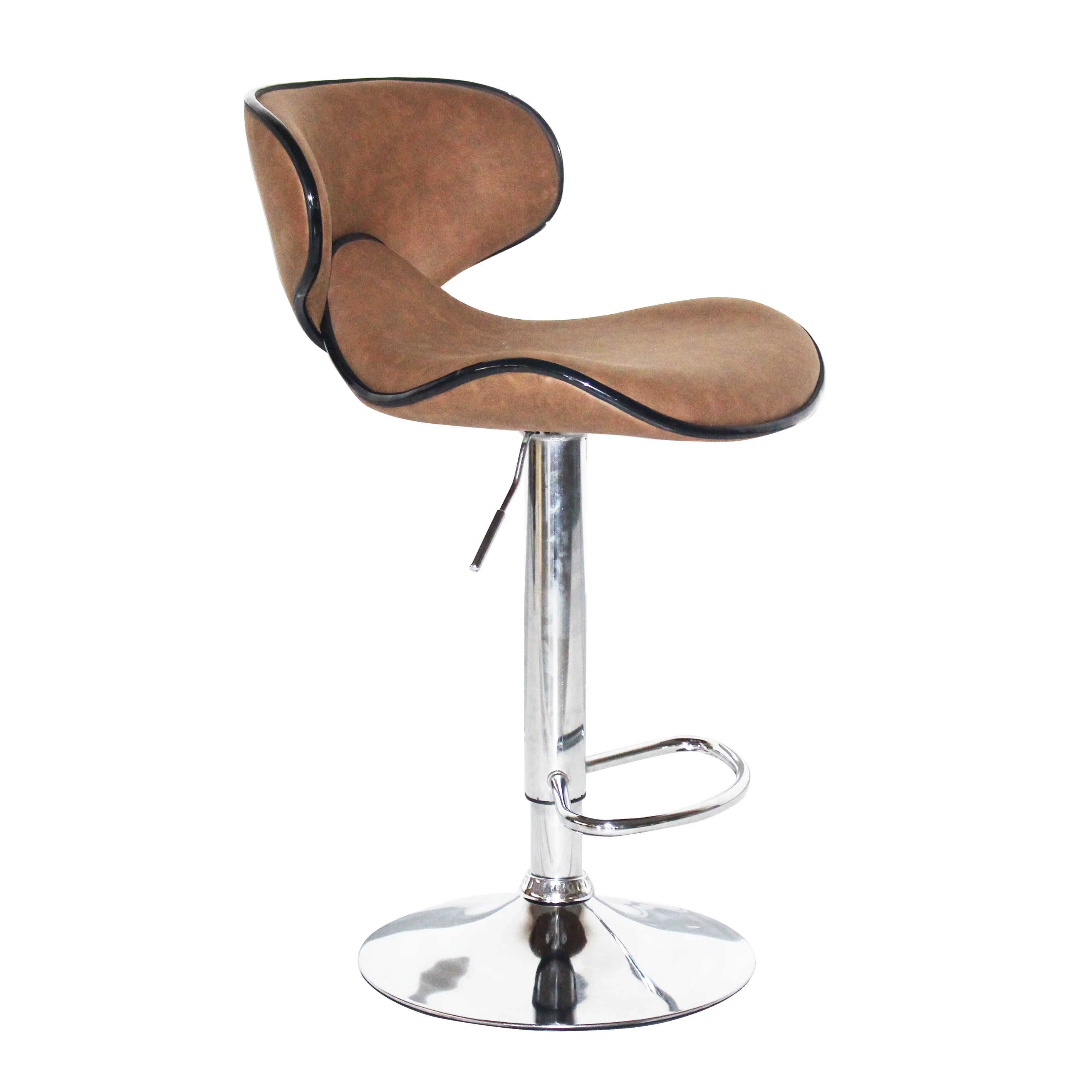 2021 Modern new design synthetic leather bar stools butterfly-shaped chairs