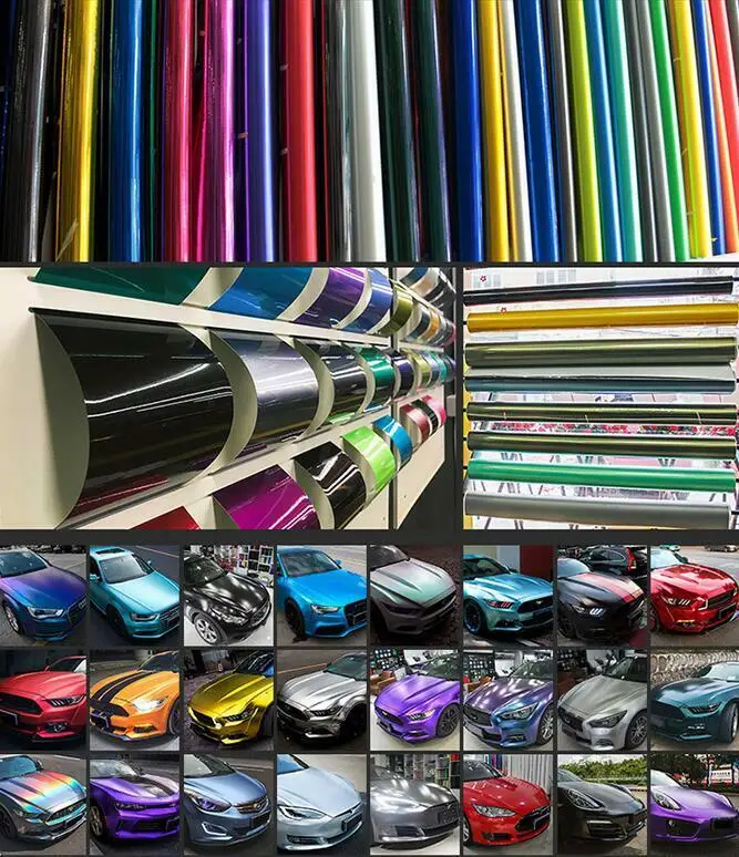 Wholesale Auto Wrap Vinyl Roll Chameleon Green Car Paint Color Wrapping Film