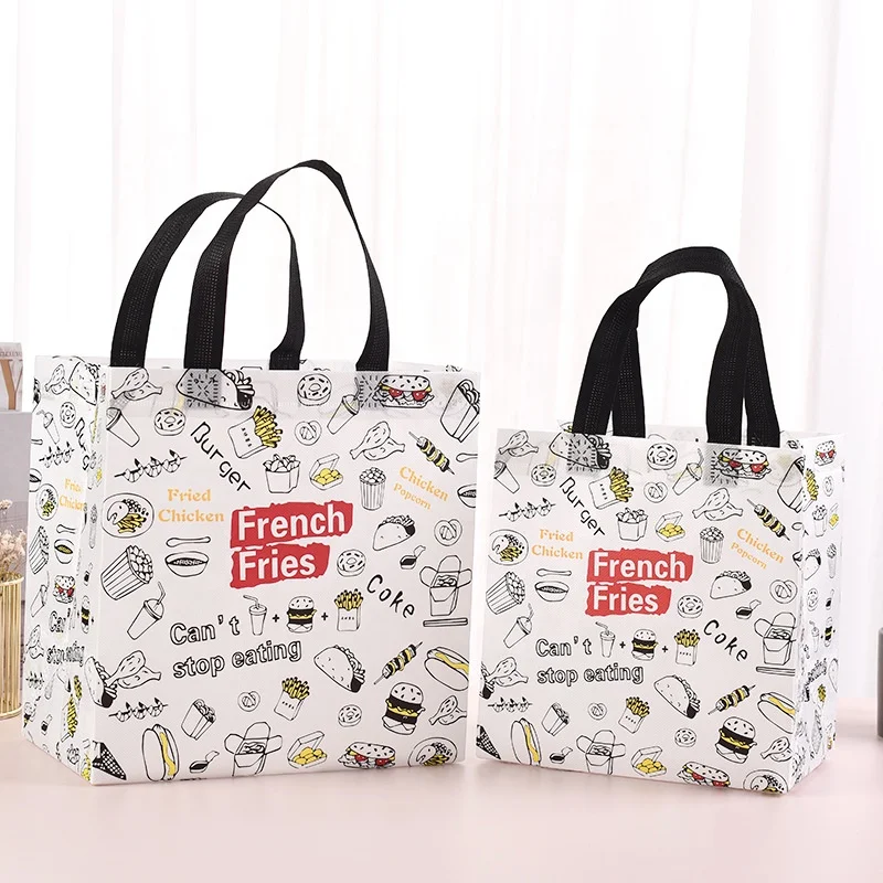 Wholesale promotional Quality Assured Boutique Non Woven Eco-Friendly Shopping Gift Reusable Tote Bag