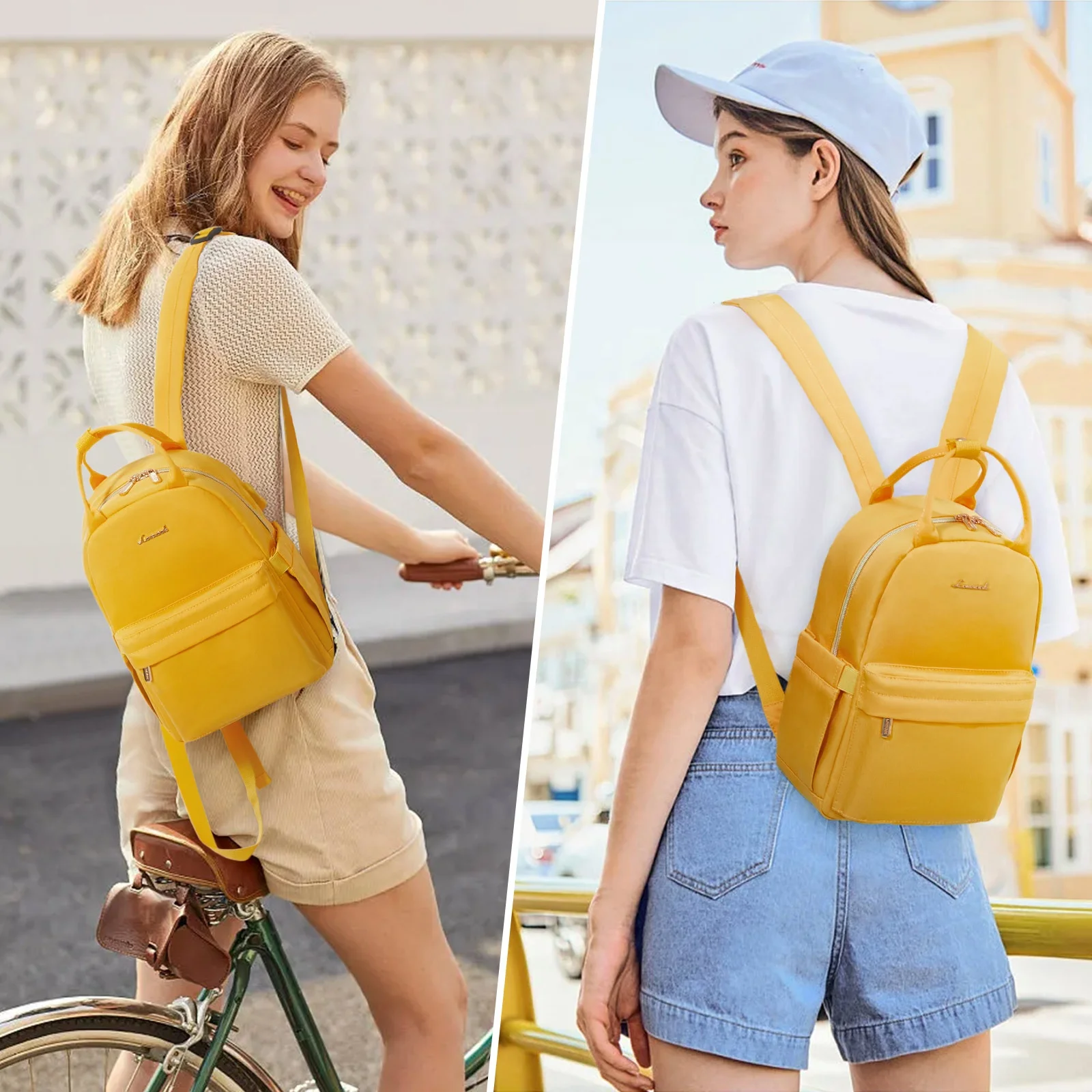 2023 LOVEVOOK Cute Daypack Girls Small Backpack with USB Charging Port Work Travel School women Mini Purse Backpack