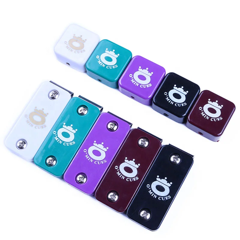 Billiards snooker pool cue chalk holder magnetic chalk case with belt clip
