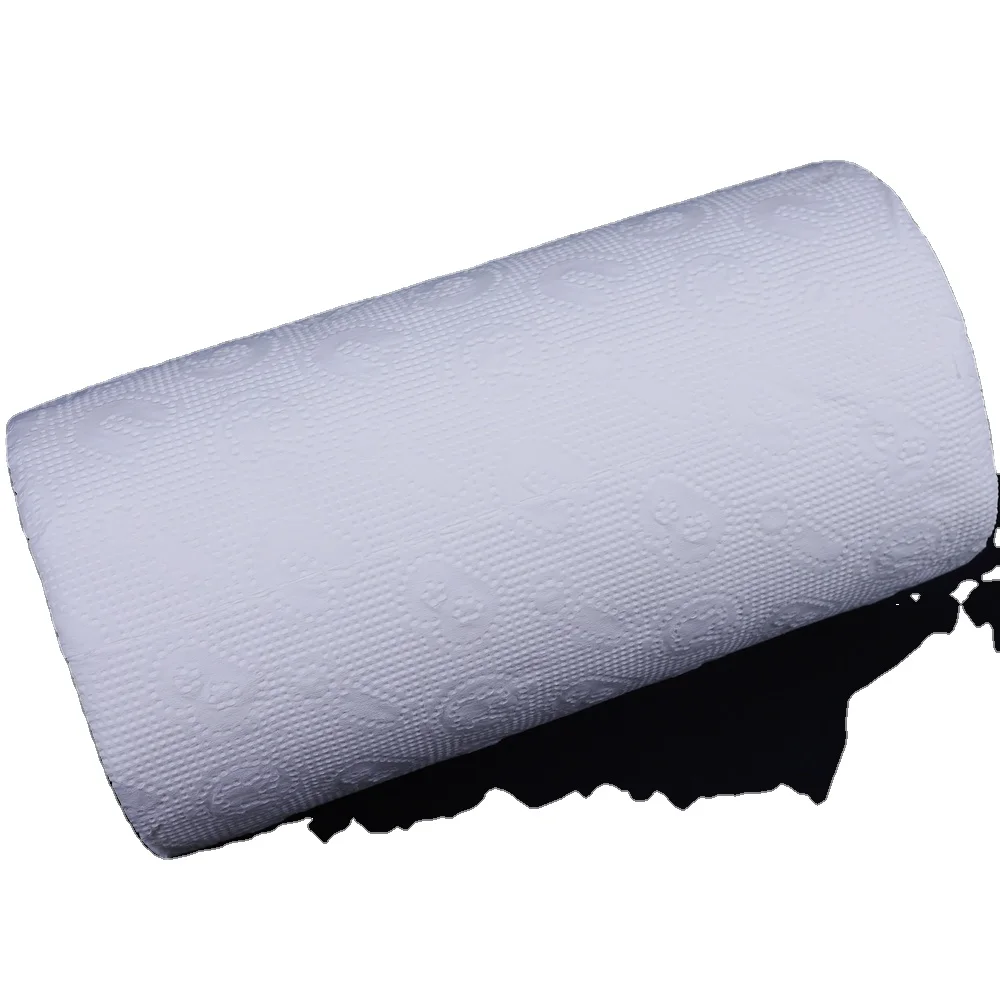
100% Virgin Wood Pulp Household Paper Rolls Kitchen Towels 