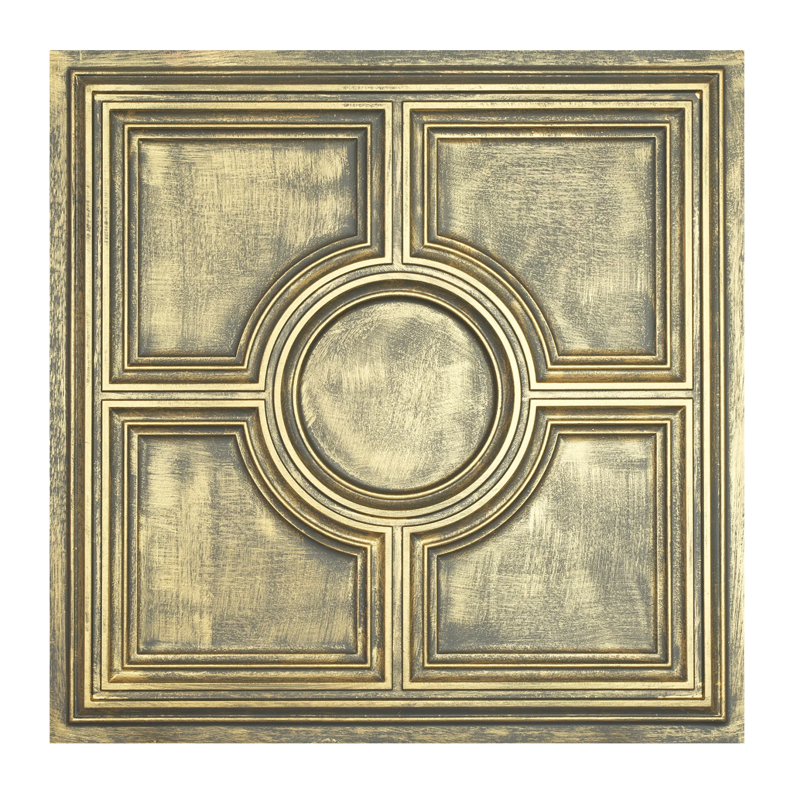Художественная 3D потолочная плитка verdigris patina архитектурные настенные панели Настенный декор для кафе-клуба отеля PL37 старинное золото