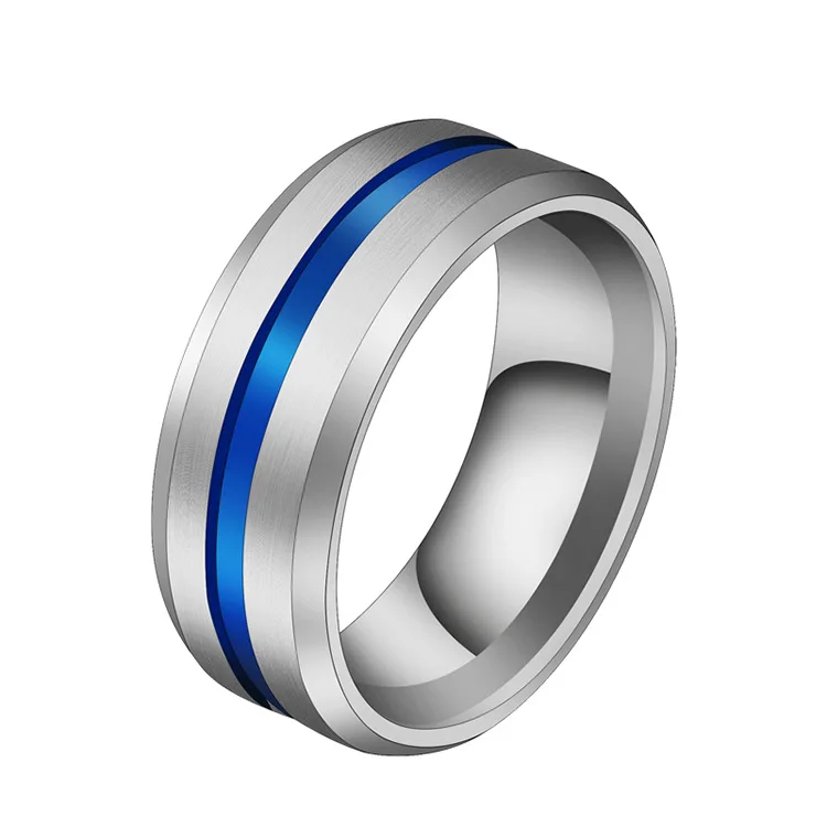 Wholesale Hip Hop Style Mens Party Gift Gun Black Silver Plated Titanium Stainless Steel Rings Jewelry For Male