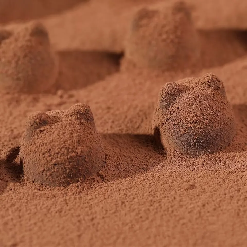 Cocoa butter truffle dark chocolate 0 sucrose sugar free gift happy candy leisure food