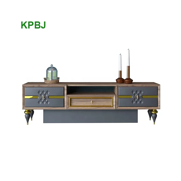 
Turkish New Design 2020 Luxury Long Closed TV Stand Cabinet For Home 