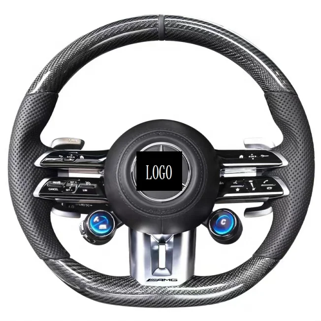 Mercedes amg e300c200lsk Dragonfly buttons modified carbon fiber steering wheel