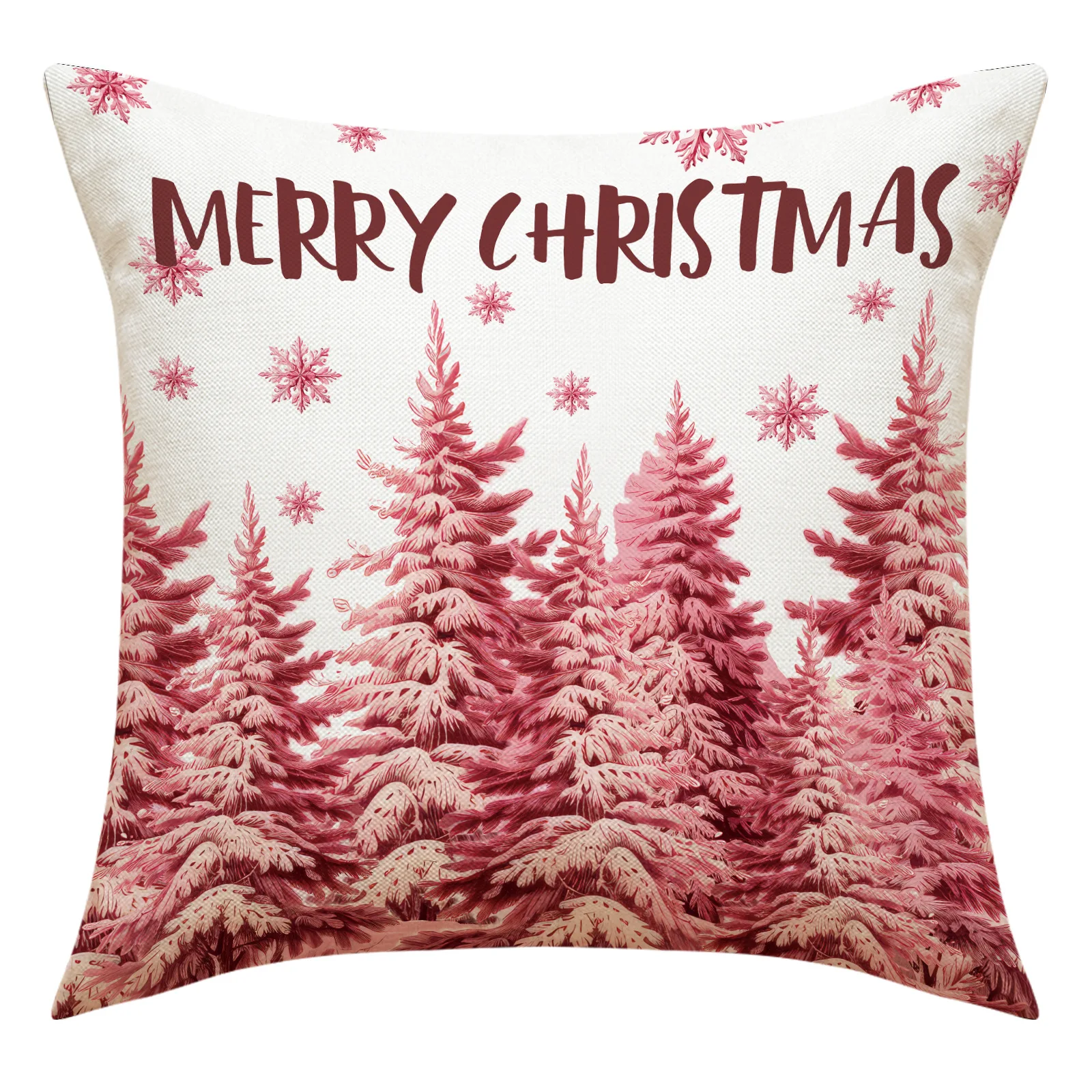 Wholesale Custom Christmas Deer Sofa Pillowcase Christmas Pillow Cover Home Christmas Decoration