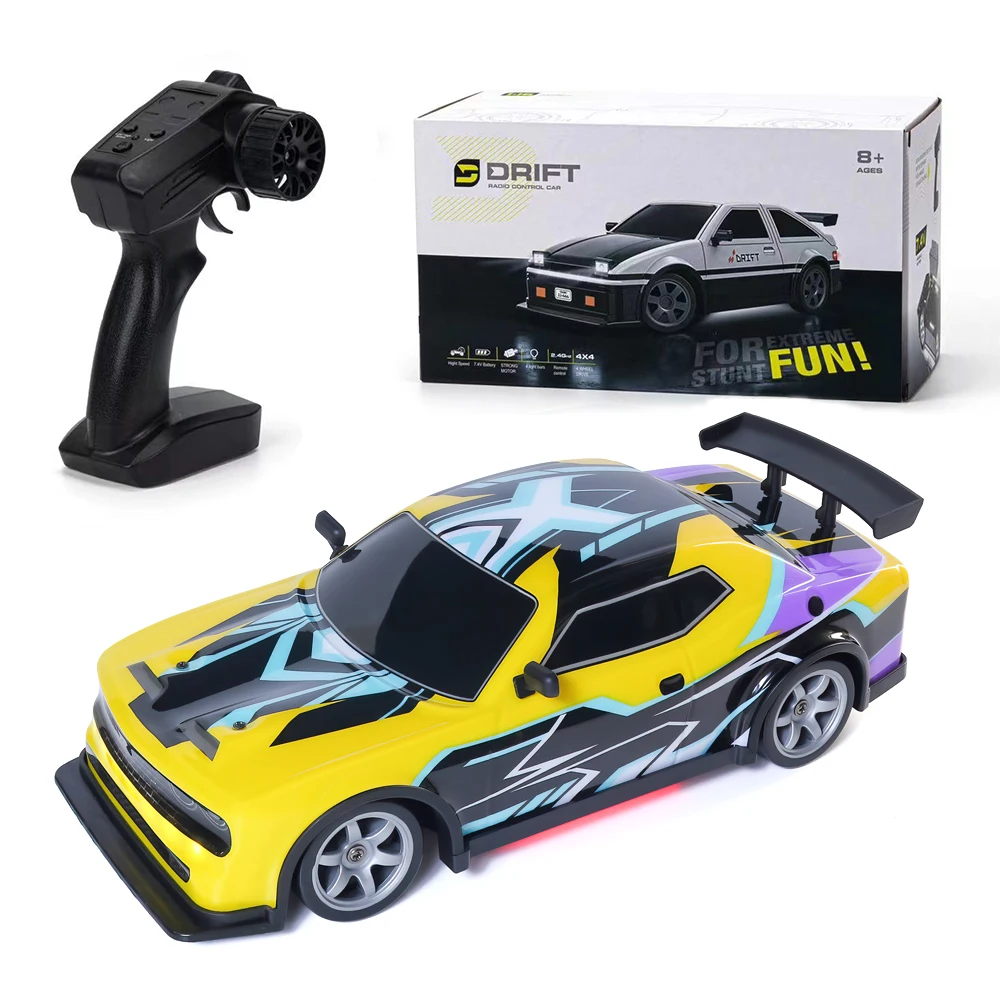 Customized 1/16 AE86 4WD GTR RC Racing Vehicle Toys Drift Cars Gifts For Adults&Kids