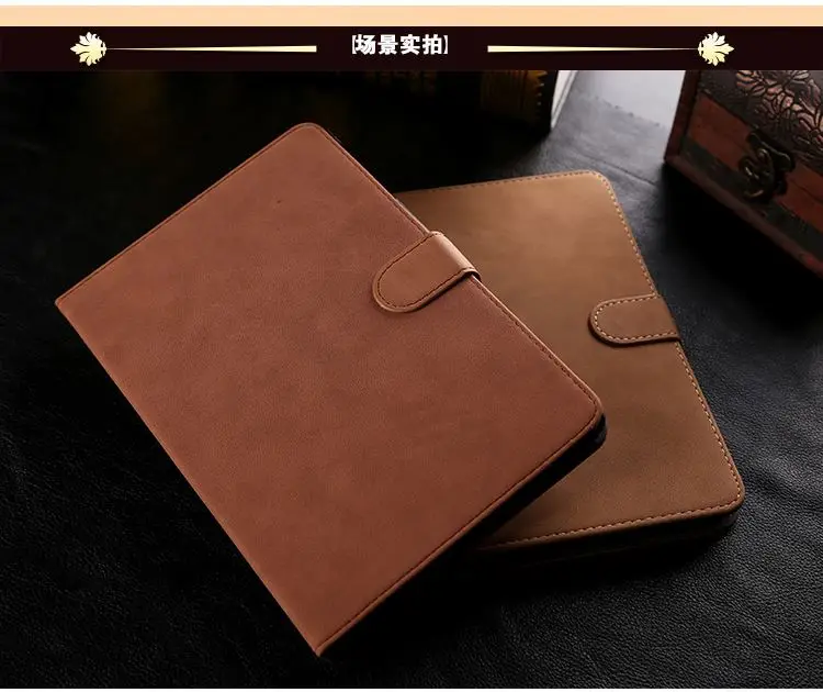 Purple Brown For iPad Cover 2020 Men Flip Leather Case For iPad Mini 5 Case Cover