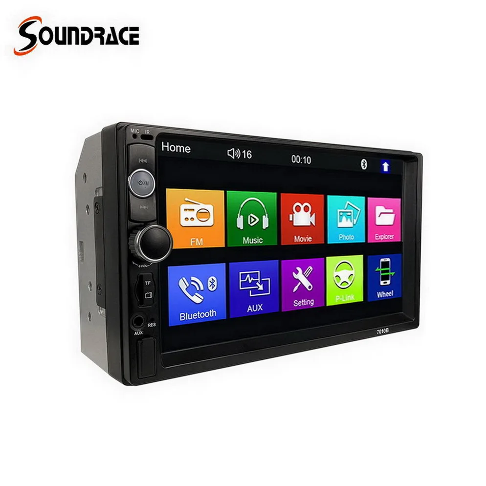 Resistance Screen Physical Button USB SD AUX Music Player Video Stereo Car MP5 Player with Mirror link