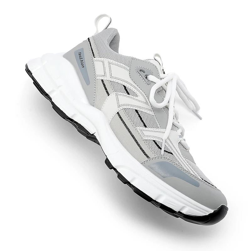 New Running  custom sneakers Breathable Fitness Large Base Sports Shoes Casual For Men