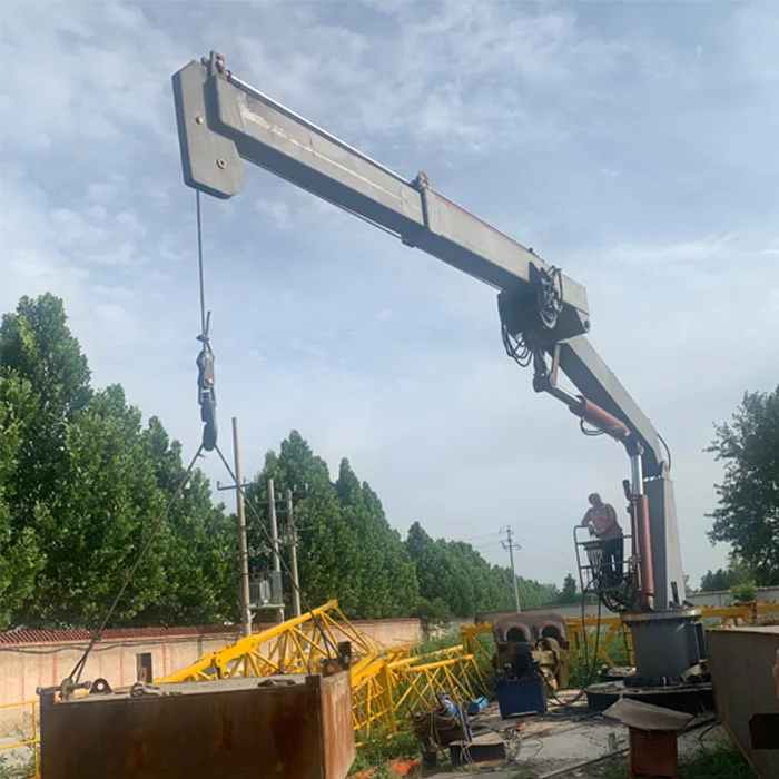 China 1200kg Hydraulic Shop Crane Mini Boom Folding Engine Jib Crane