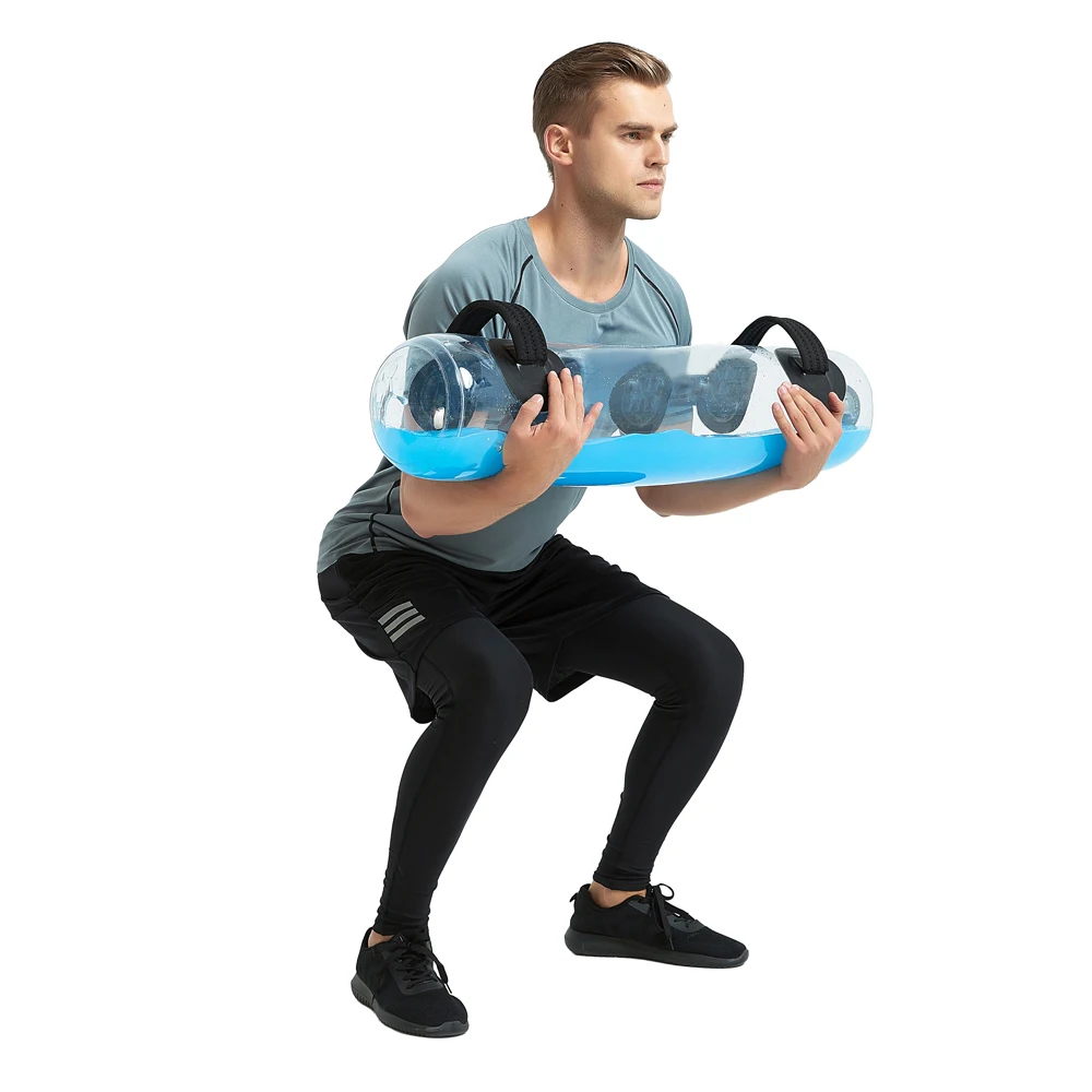 High Quality Multiple Size Color Core Balance Training Sandbags Adjustable Weighted Water Aqua Bulgarian Power Dumbbell Bag