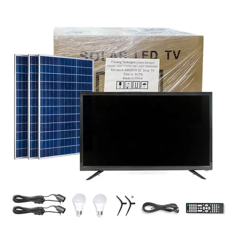 Solar Energy Storage TV High-definition and delicate visual enjoyment SLIM DESIGN LED TVHD RESOLUTION 1366x768