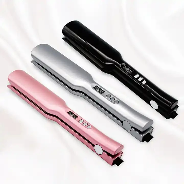 Custom Logo Profesional Hair Straightener 2 in 1 480F Flat Iron Titanium Flat Irons Hair Straightener