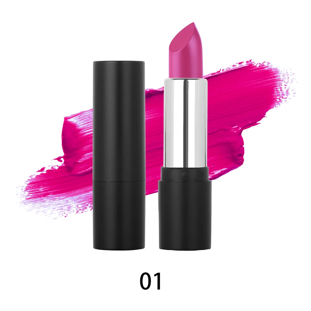 moisture satin lipstick matte  private label nude lipstick vendor korean style makeup manufactures