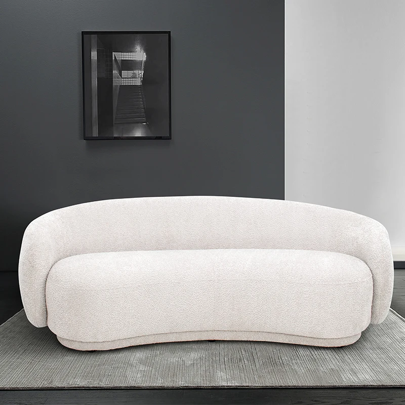 Linsy Steel Sectionals Simple Sofa Set Furniture Canape Moderne Sofa Living Room Furniture Modern Velvet Fabric For Sofa JYM1925