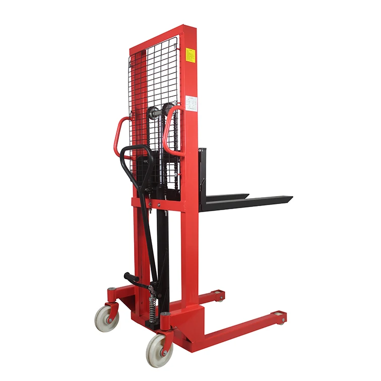 1000KG Hydraulic Manual Stacker Factory price Manual Hydraulic small stacker pallet manual stacker