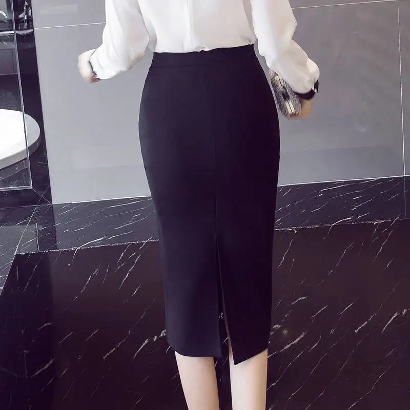 Hot fashion women long skirt ladies latest plus size office skirts