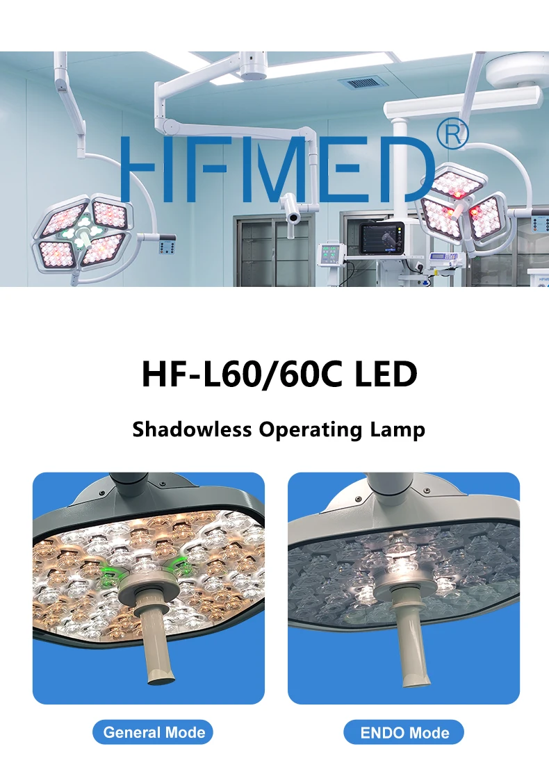 HFMED  Operated Lamp Led Room Outer Optic Operating Light Part Ot Cialitica With Camera System Shadowless Operation Scialitic