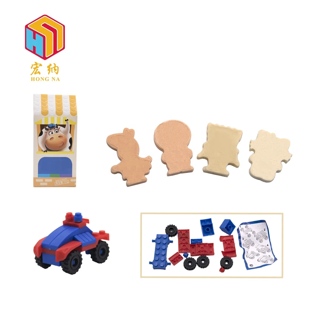 
OEM service compression dry milk chewy candy with assembly toys  (62416291901)