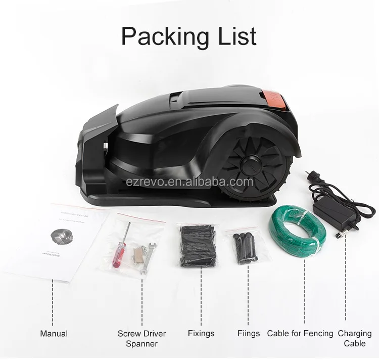 APP control IPX67 power supply optional battery capacity edge cutting robot mowers