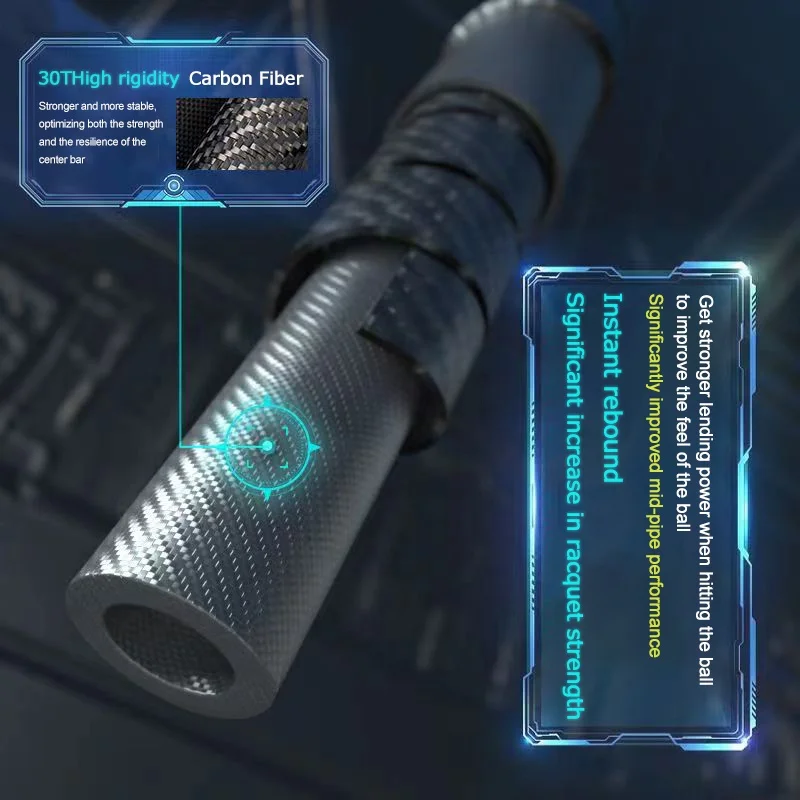 ALP LT 4U G4 100% Original Design Carbon Fiber 22-26Lbs Strung Badminton Racket With Free String Grips Offensive Type Pro Racque