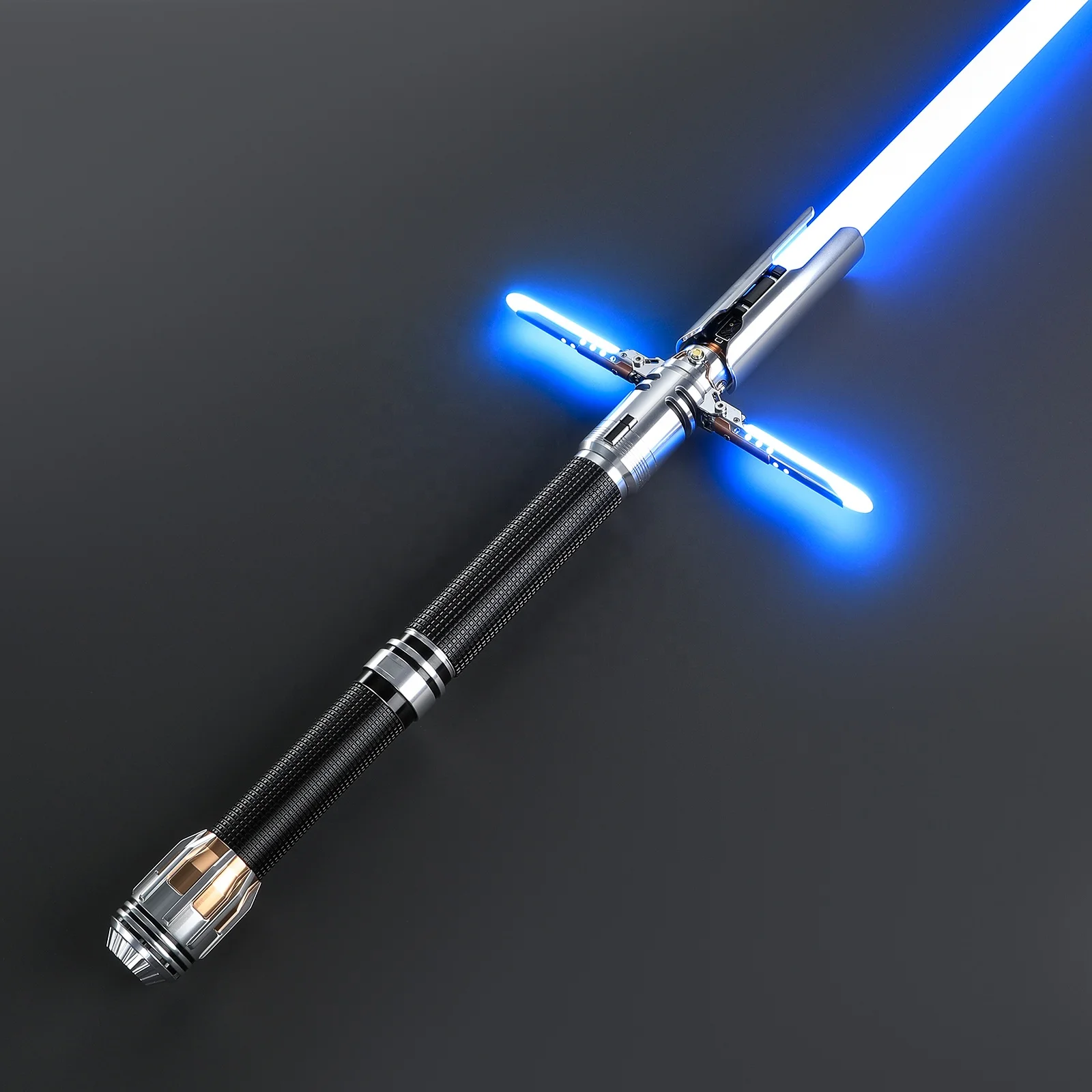 LGT Saberstudio Cal Kestis High Light Lightsaber Smooth Swing Metal Hilt Heavy Dueling Crossguard Laser Sword for Star the Wars