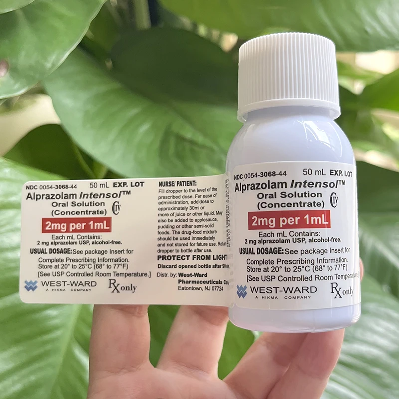 Customized Logo Printed Sticky Adhesive Medical Pill Bottles Label Vaccine Pharmaceuitical Label Sticker Roll