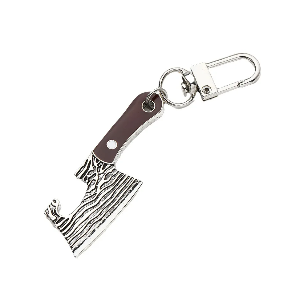 Halloween Vintage Simulation Alloy Chopper Dagger Pendant Spooky Fun Jewelry Accessories Keychain
