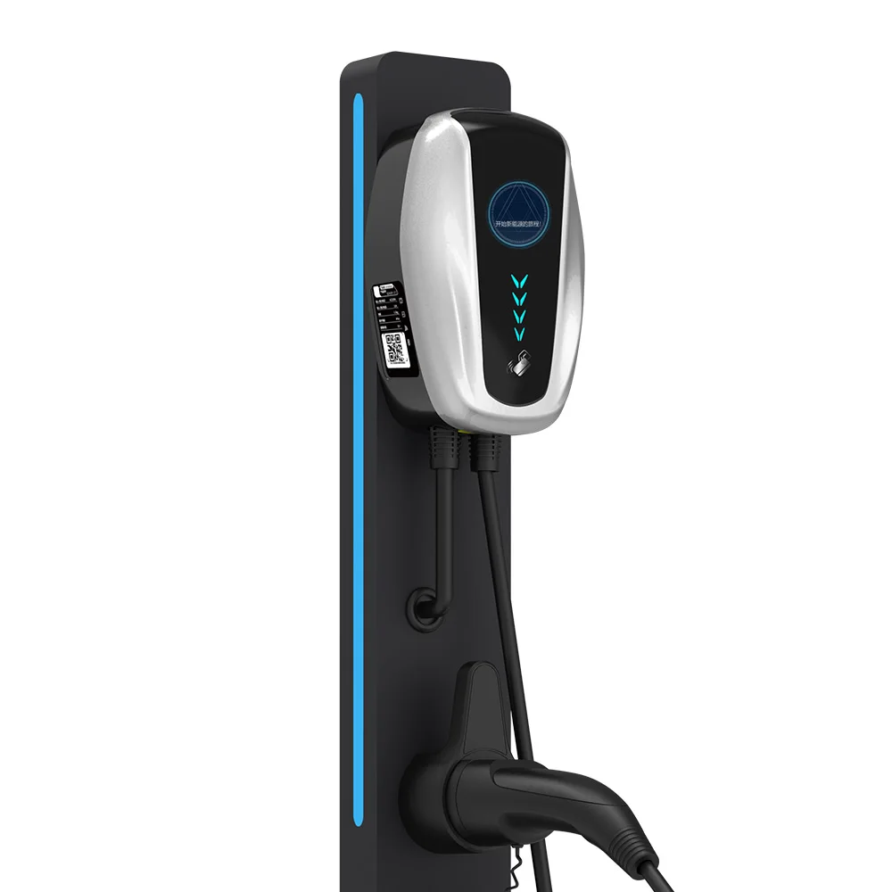 Уличный мини электрический автомобиль evse беспроводной rfid ac fast ccs 7kw 32a тип 1 ev зарядное устройство