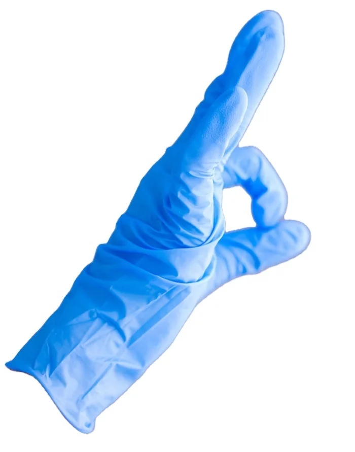 Latest Design Blue Nitrile Gloves Exam Specifications