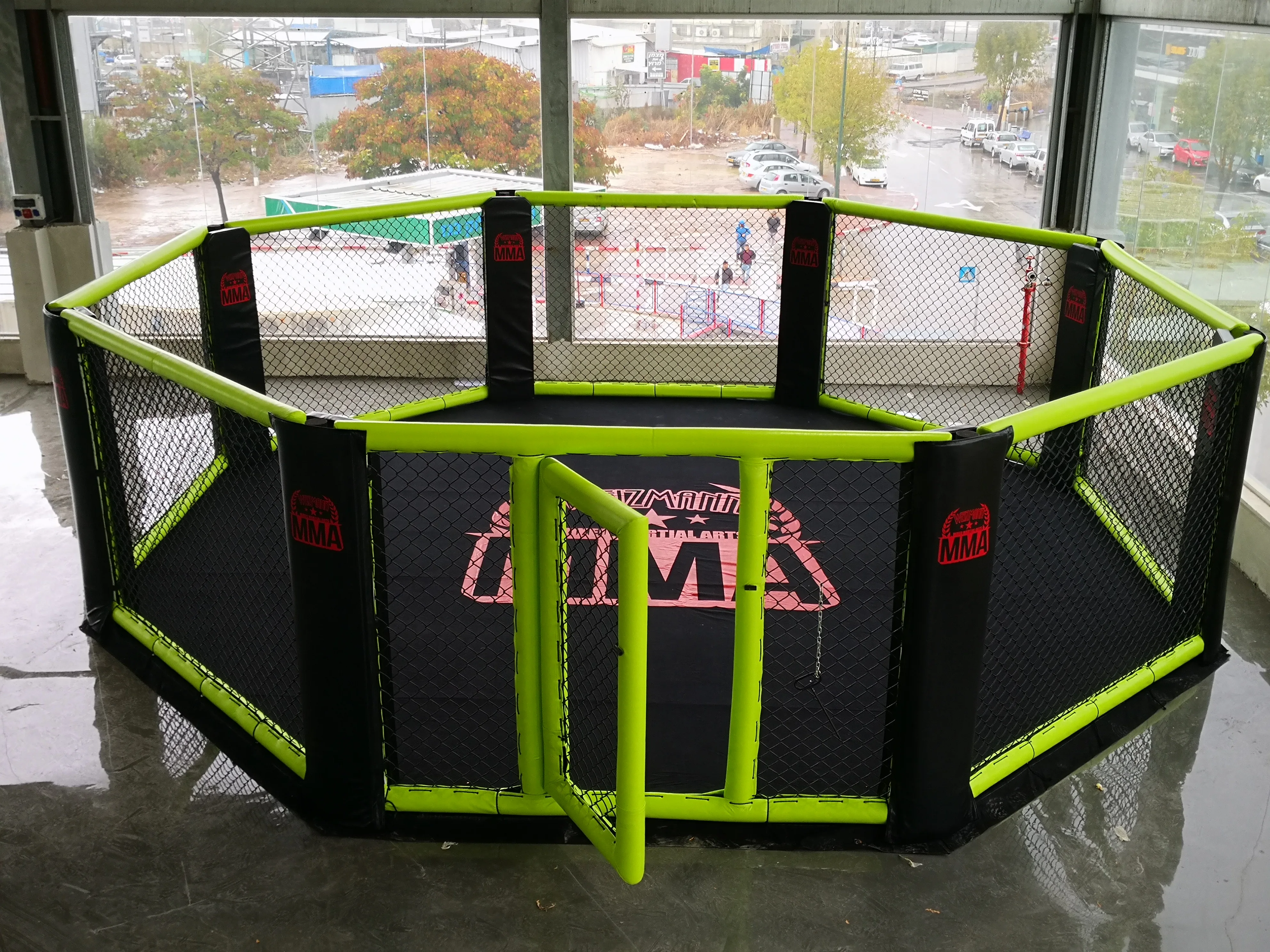 FIGHTBRO Factory Customized MMA Octagon Cage high quality square tubes MMA Cage Prices sturdy durable Cages MMA