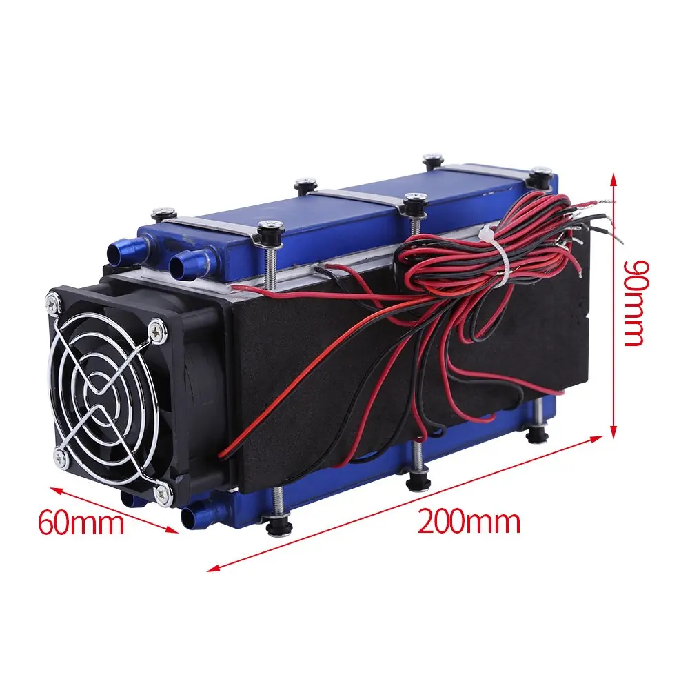 DC 12V 34A 576W DIY Thermoelectric Cooler Refrigeration Air Cooling Device 8-Chip TEC1-12706