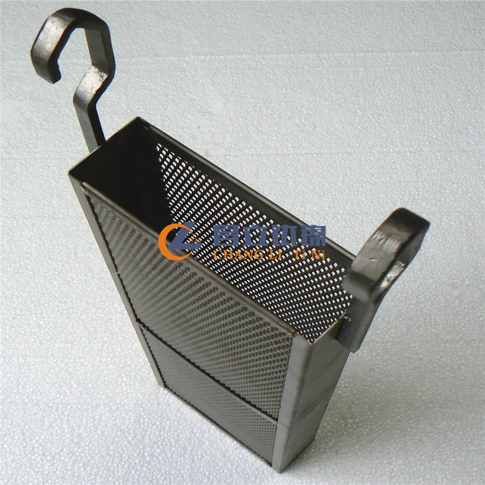 titanium plating basket for hot sale