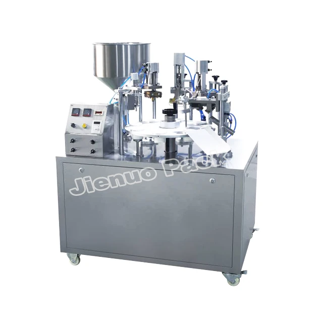 
 Полуавтоматическая ультразвуковая машина для наполнения и запечатывания пластиковых труб  