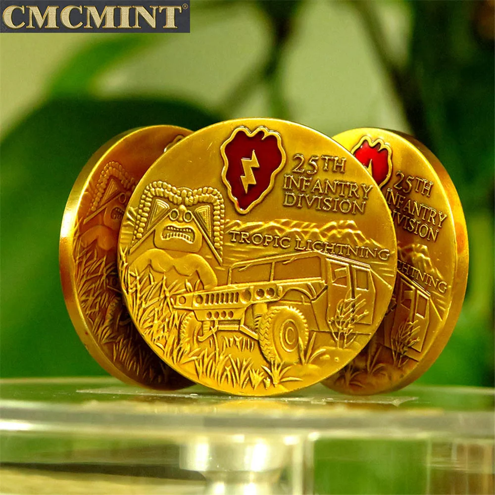 High Quality Custom 3D Souvenir Metallic Challenge Coins Double Sided Design