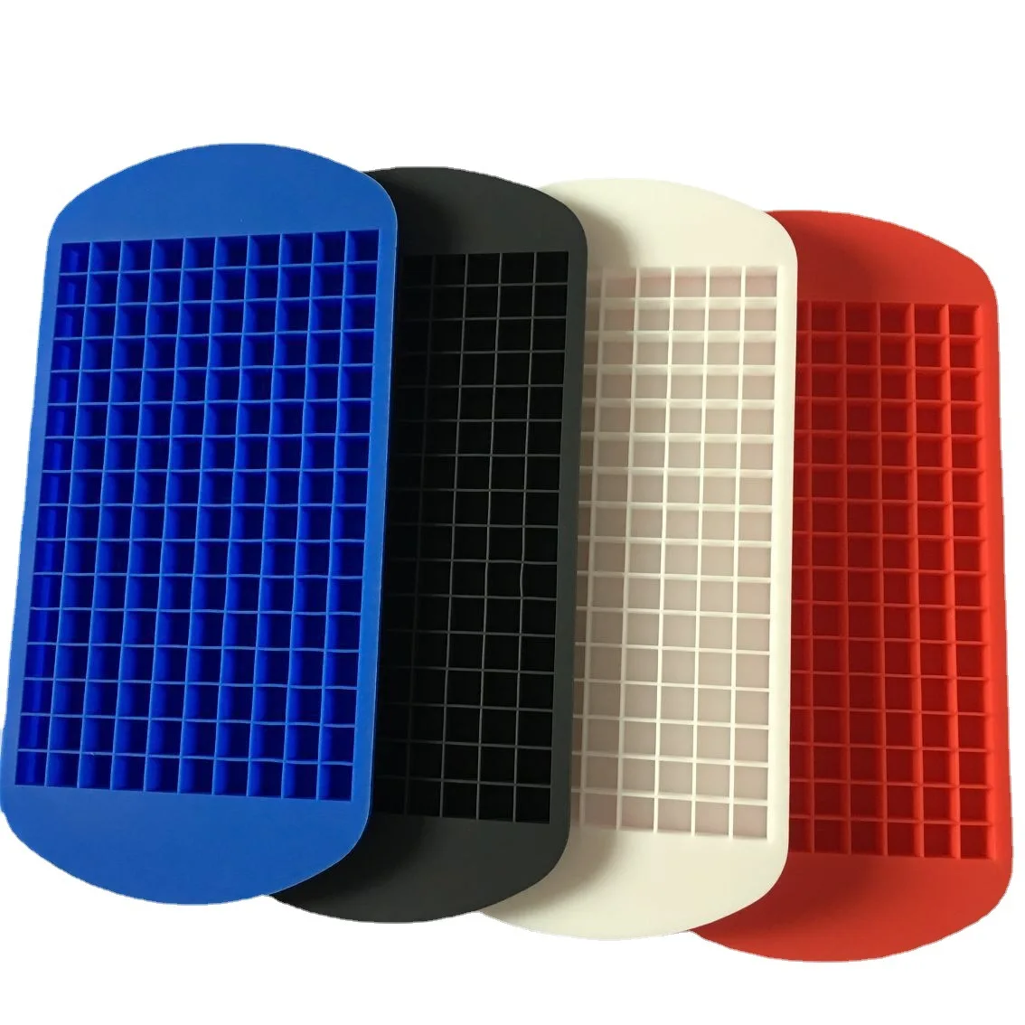 Мини-лотки для льда, лоток для льда 160, маленькие кубические силиконовые формы, мини-кубики без бисфенола А будут охлаждать быстрее