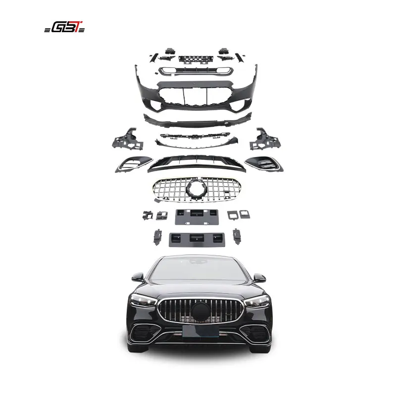 GBT Manufacturer 2023 Mercedes W223 s class AMG Body kit For 2021-On Mercedes Benz S S450 W223 Front Bumper Tuning Parts
