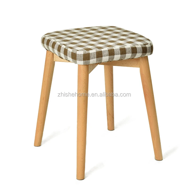 Высококачественная мебель из массива дерева, табурет для макияжа, оттоманка, стул для кухни, гостиной, ресторана, столовой