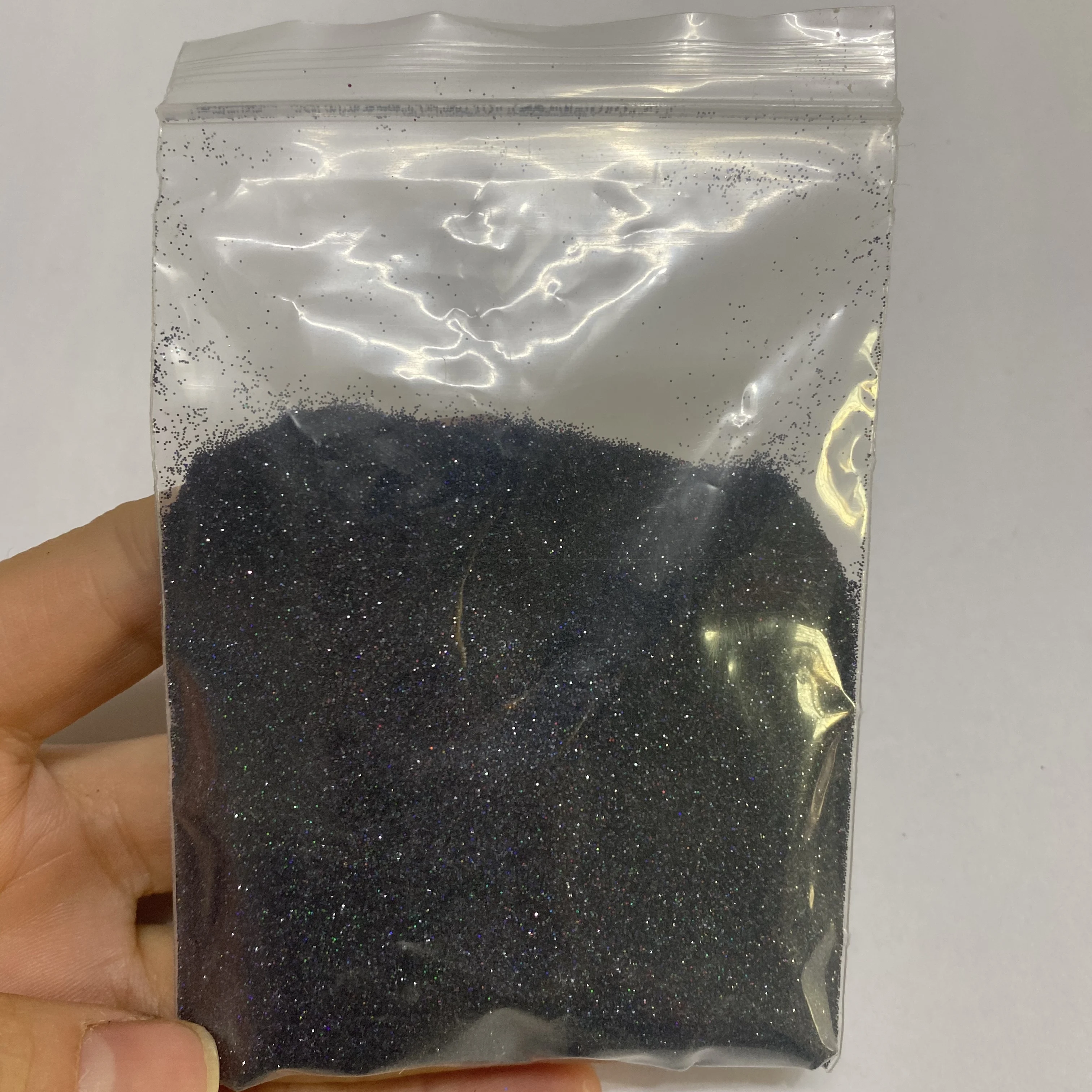 Factory Supply Eco-Friendly Holographic Black Bio Glitter Fine Acrylic Glitter Powder